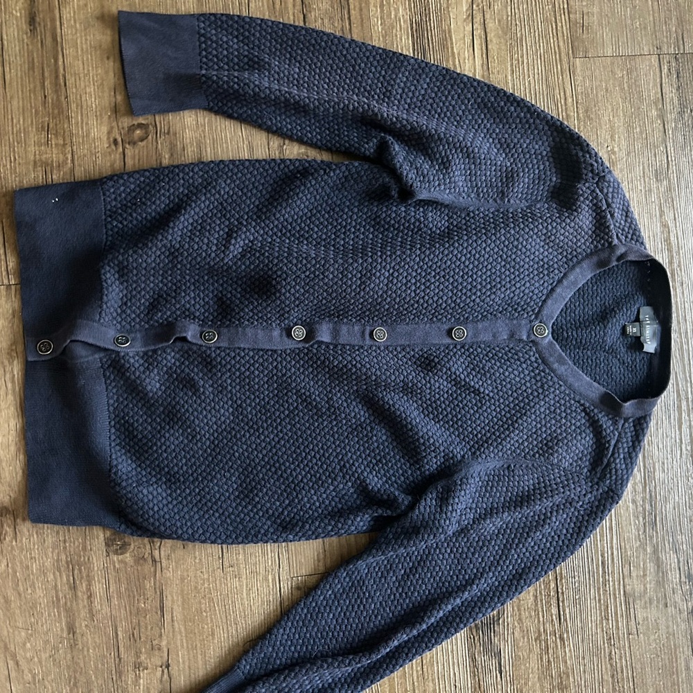 Woman’s Size XS Navy Blue Cardigan. Brand: The Limited